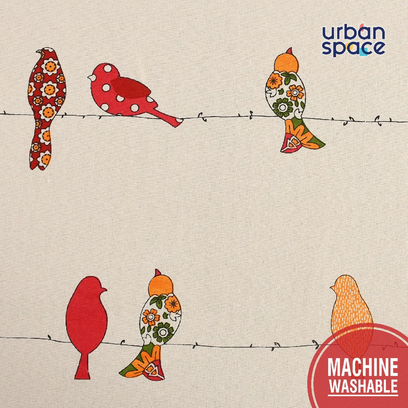 100% Cotton Table runner For 4 or 6 seater Dining / Centre Table - Humming bird