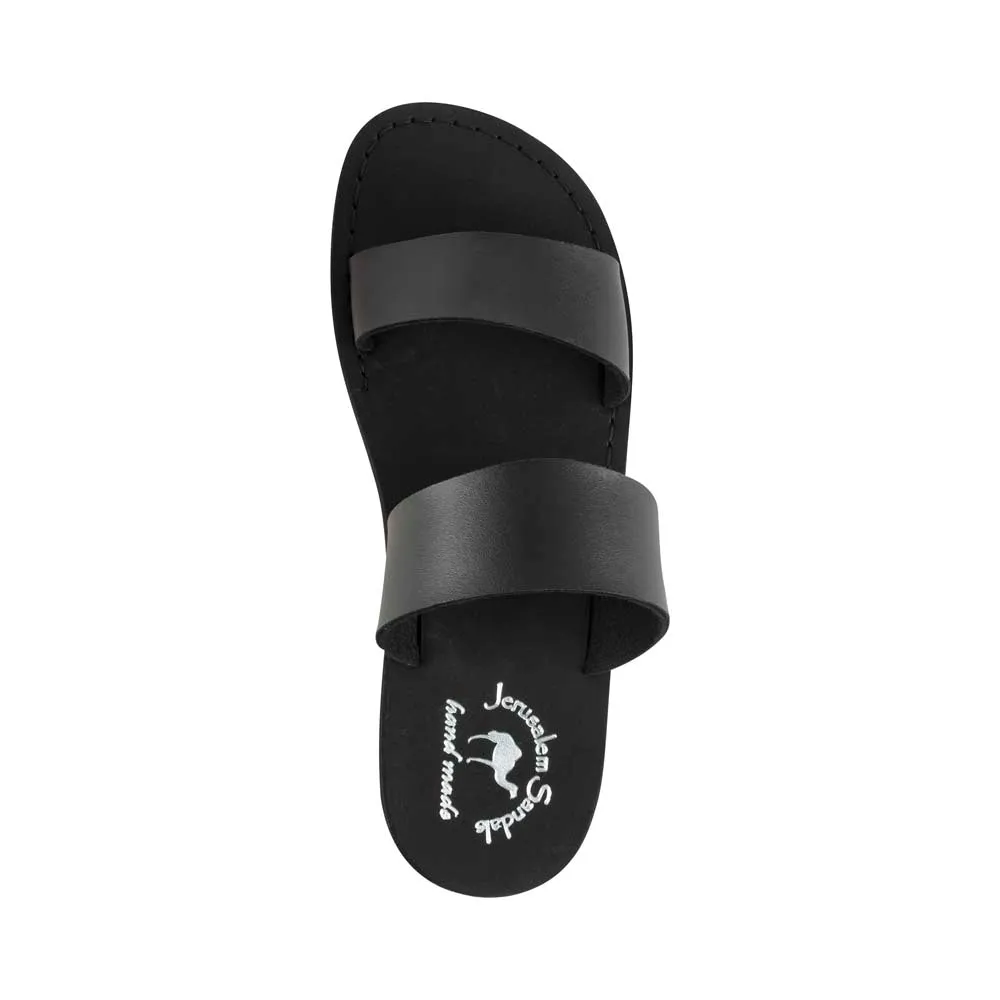 Aviv Vegan - Leather Alternative Sandal | Black