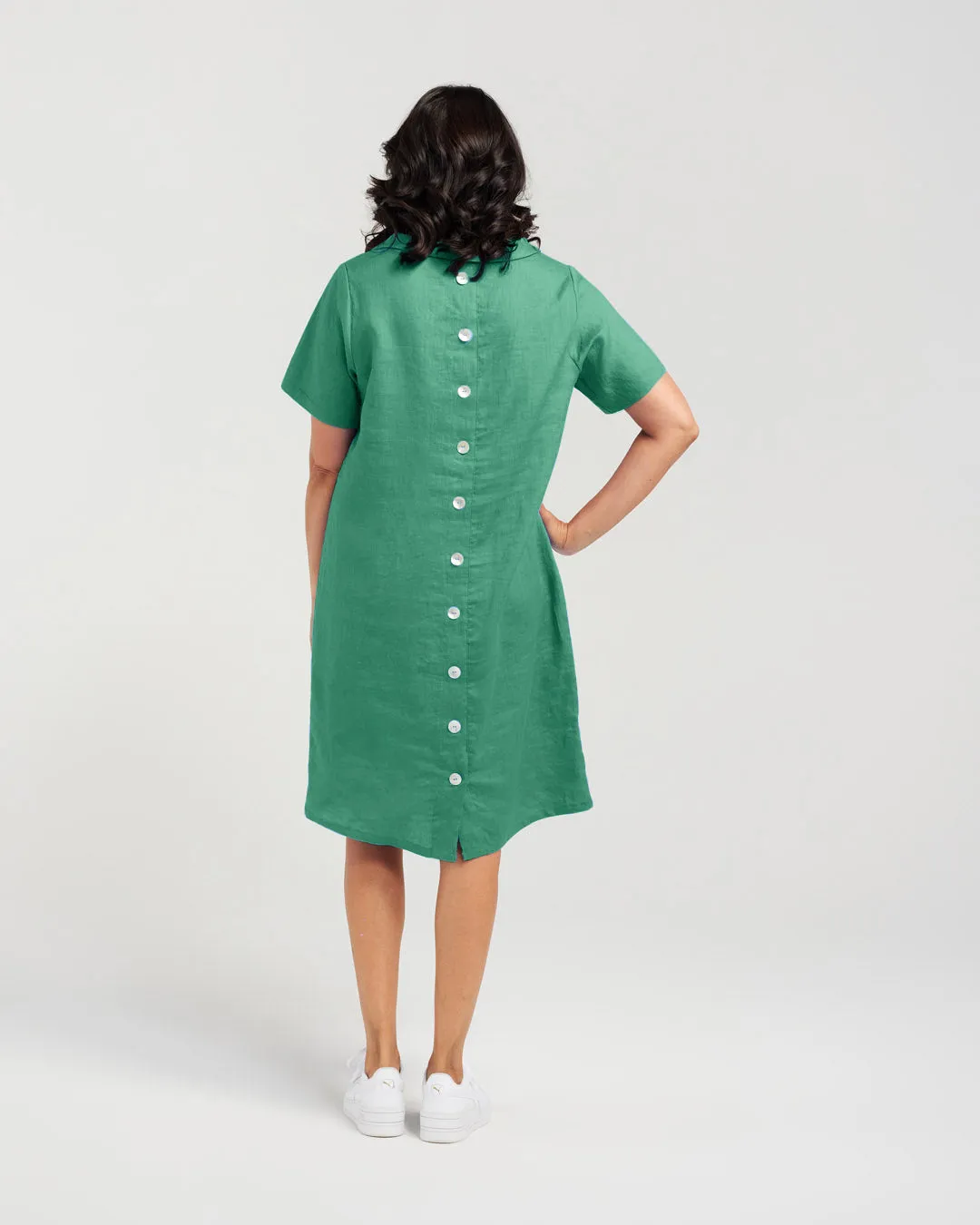 Blackstone Stella Dress- Pacific Green