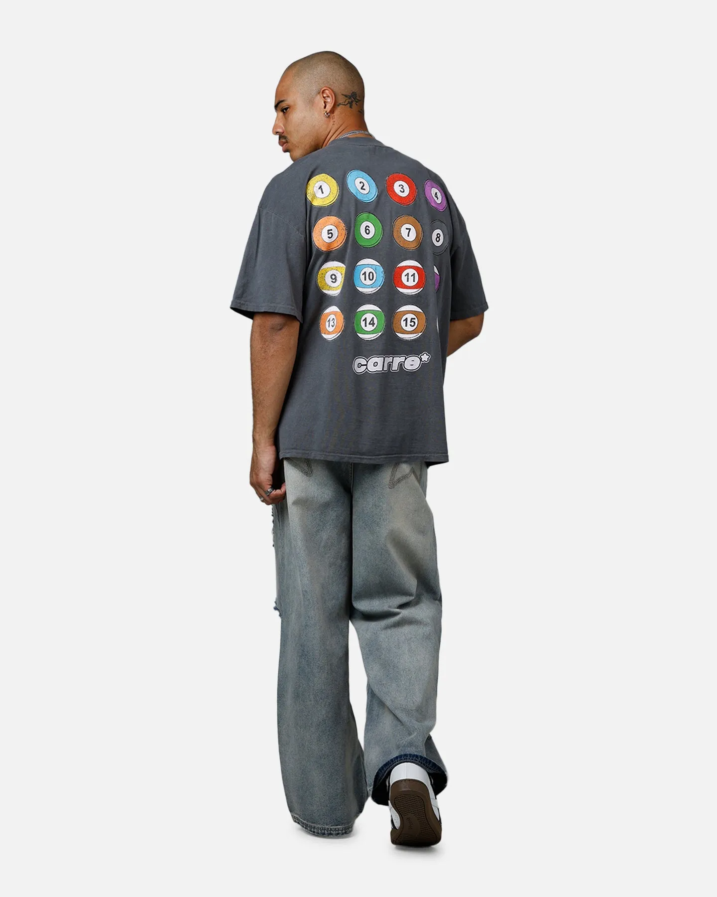 Carre Break T-Shirt Washed Charcoal
