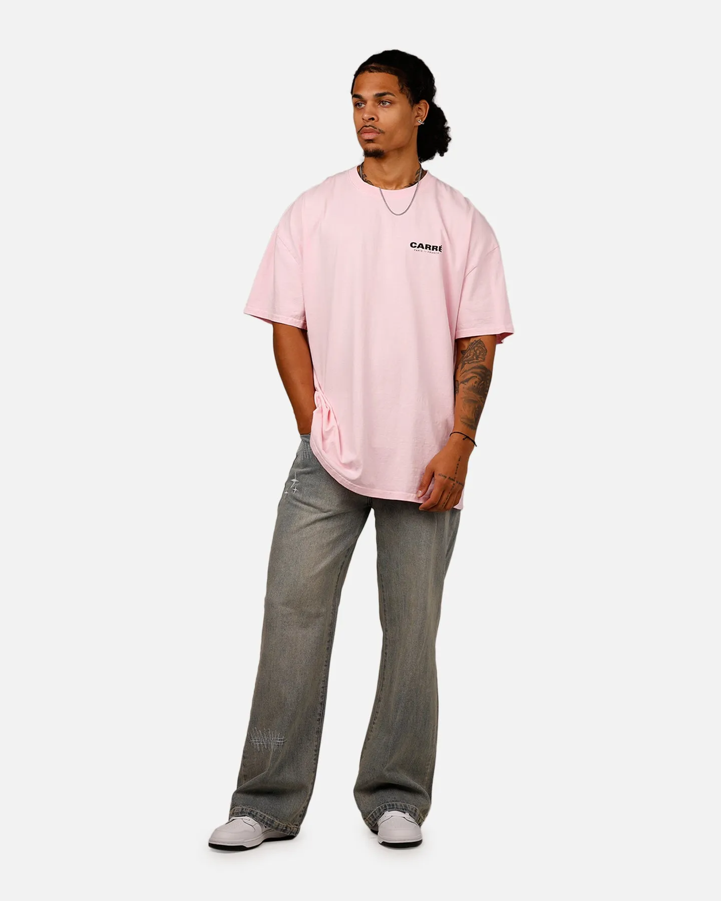 Carre Motion T-Shirt Pink