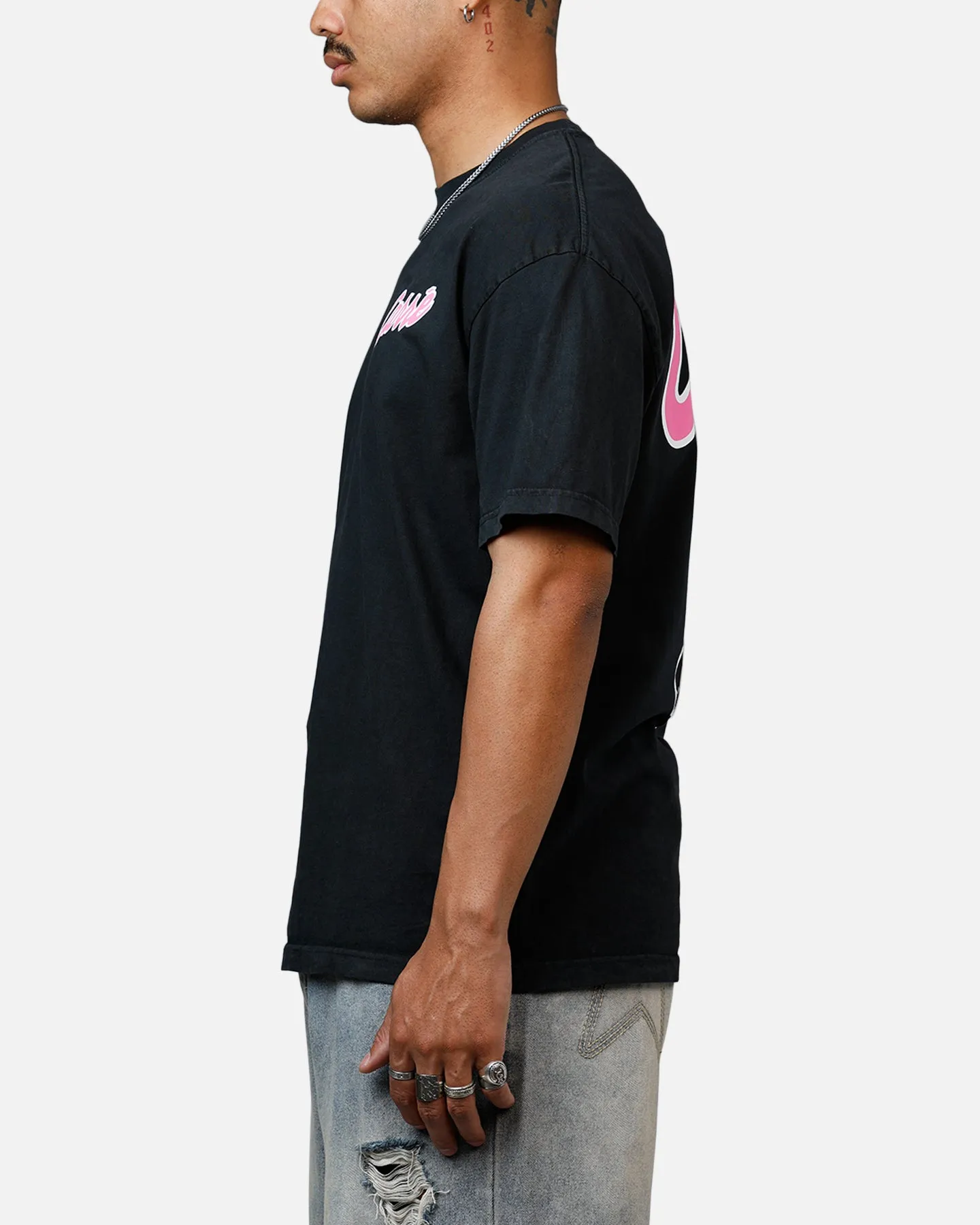 Carre Pepe Heavyweight T-Shirt Black Acidwash