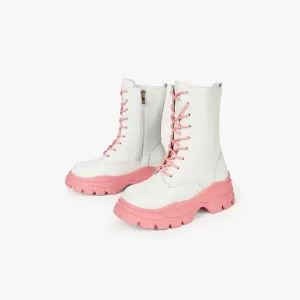 Coquette Pink Plush Sole Boots