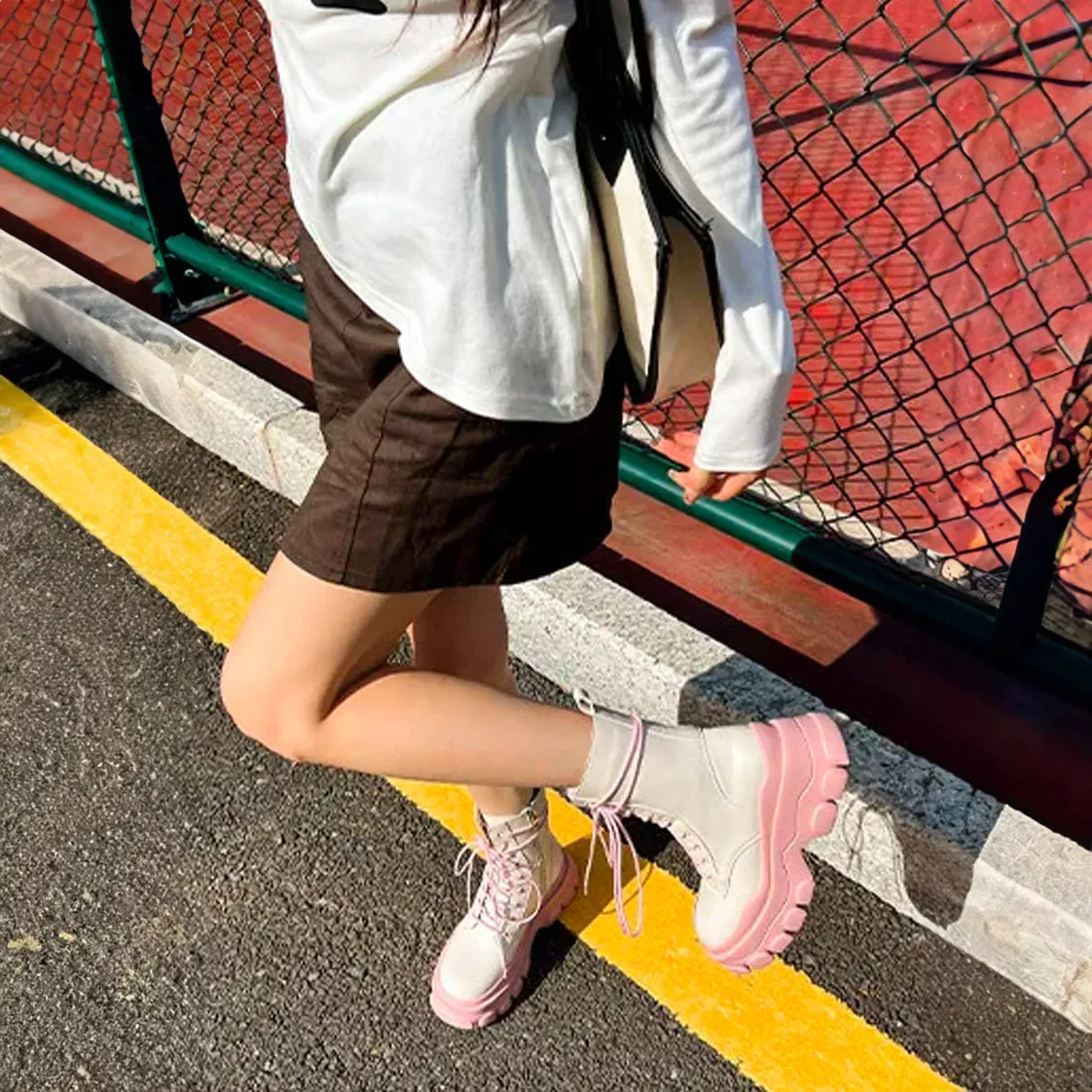 Coquette Pink Plush Sole Boots