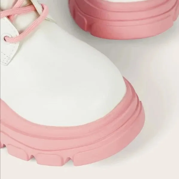 Coquette Pink Plush Sole Boots