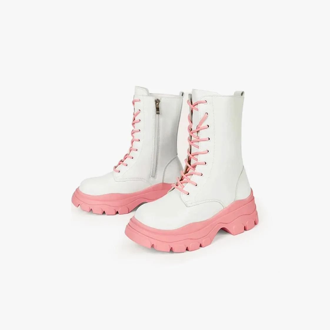 Coquette Pink Plush Sole Boots
