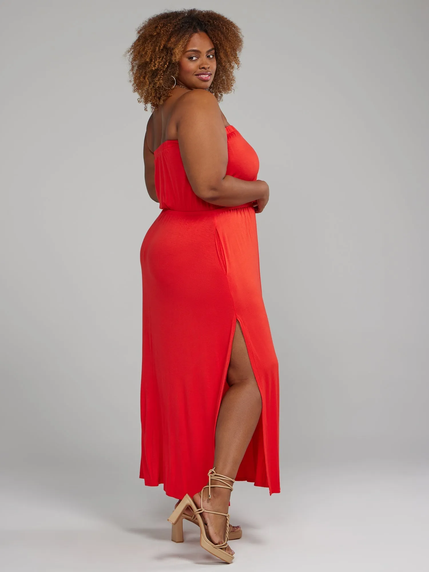 Fashion To Figure - The Perfect Strapless Maxi Dress