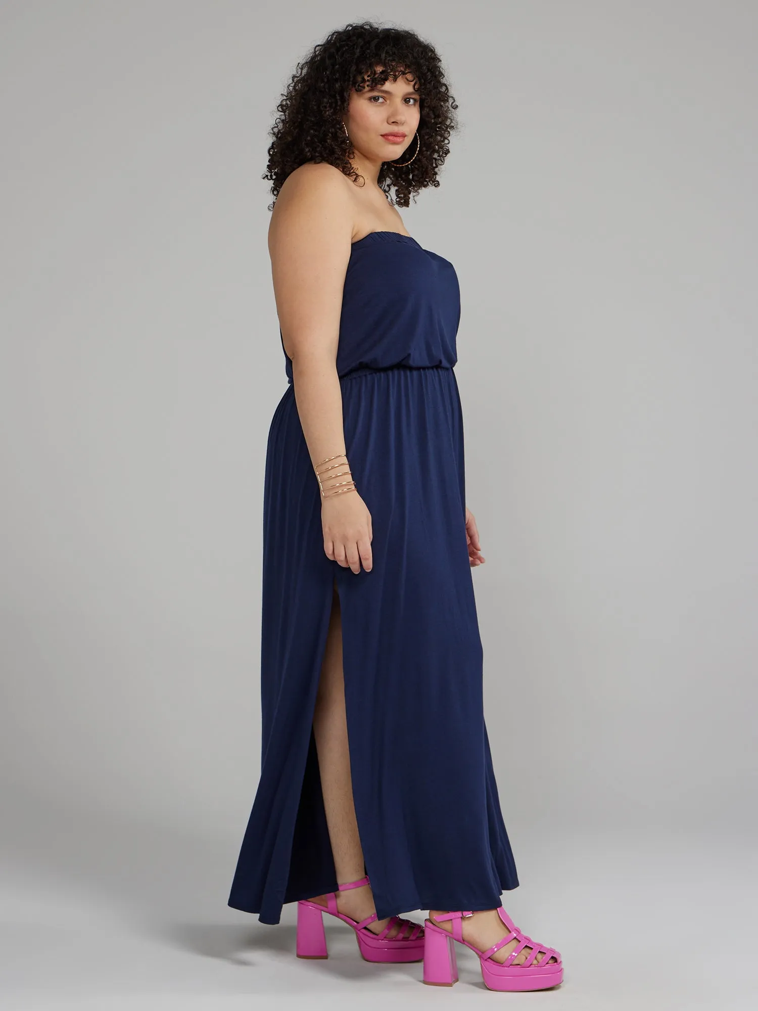 Fashion To Figure - The Perfect Strapless Maxi Dress