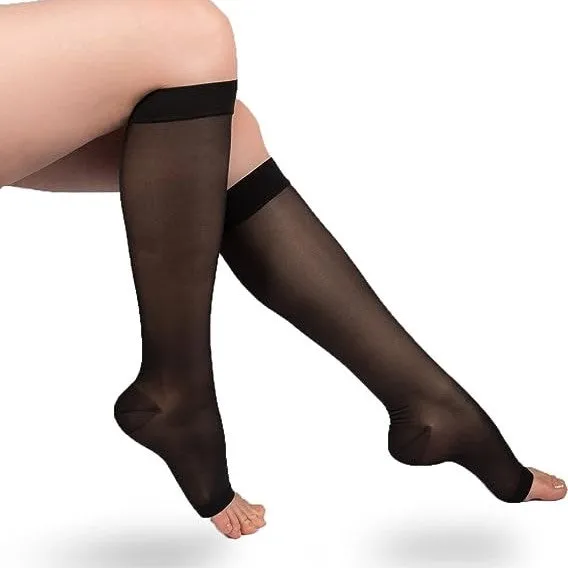 Firm Support Compression Hosiery 20-30 mmHg Open Toe