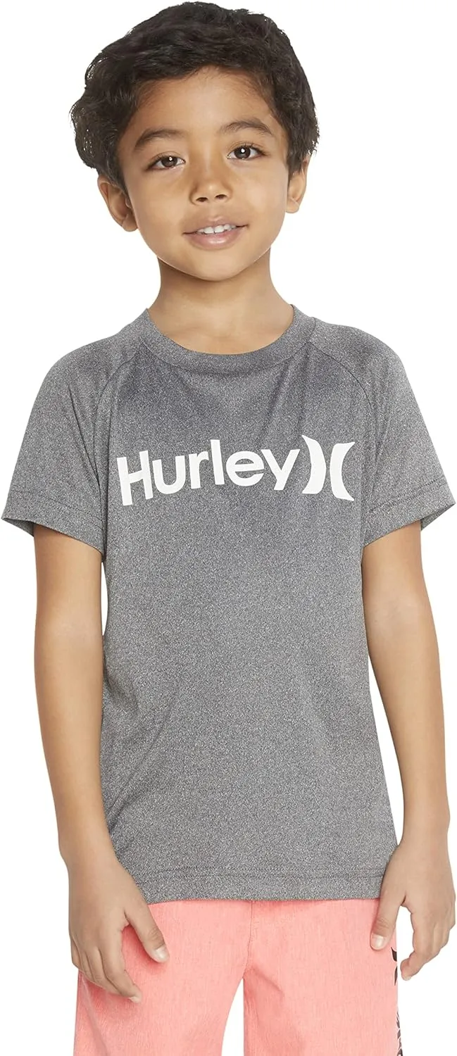 Hurley Boy's Graphic UPF 50  Rash Guard Swim Shirt