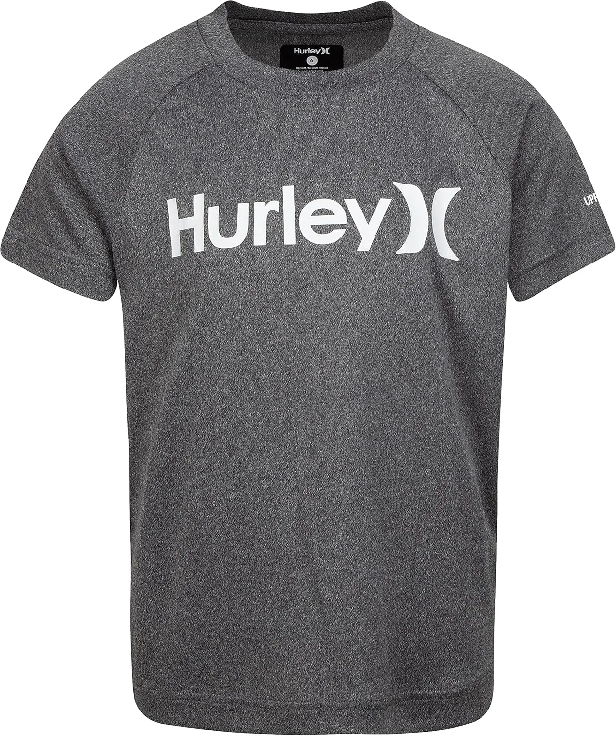 Hurley Boy's Graphic UPF 50  Rash Guard Swim Shirt