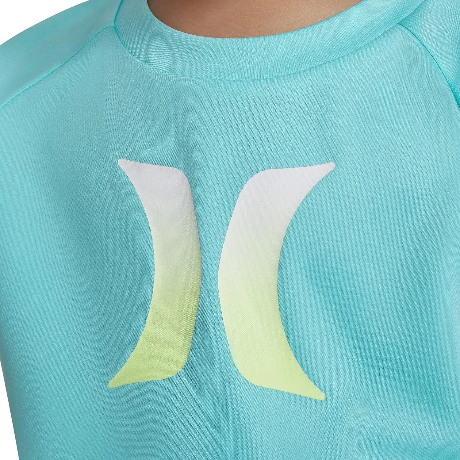 Hurley Boy's Graphic UPF 50  Rash Guard Swim Shirt