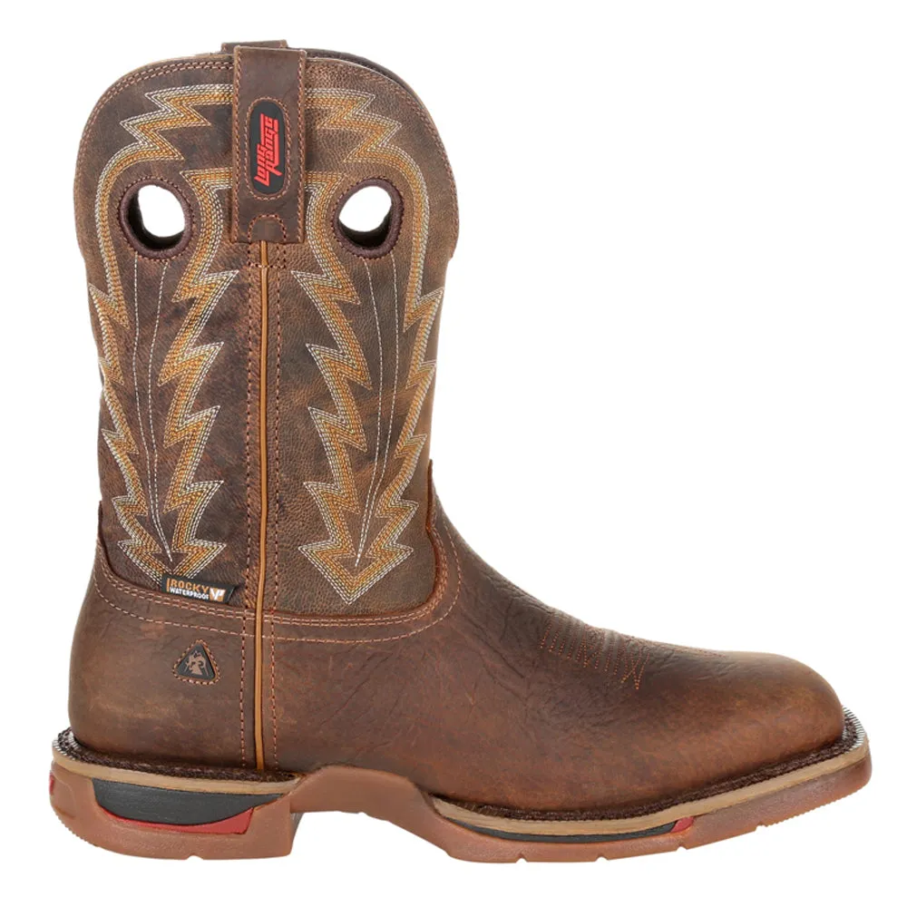 Long Range 11 inch Waterproof Soft Toe Work Boots
