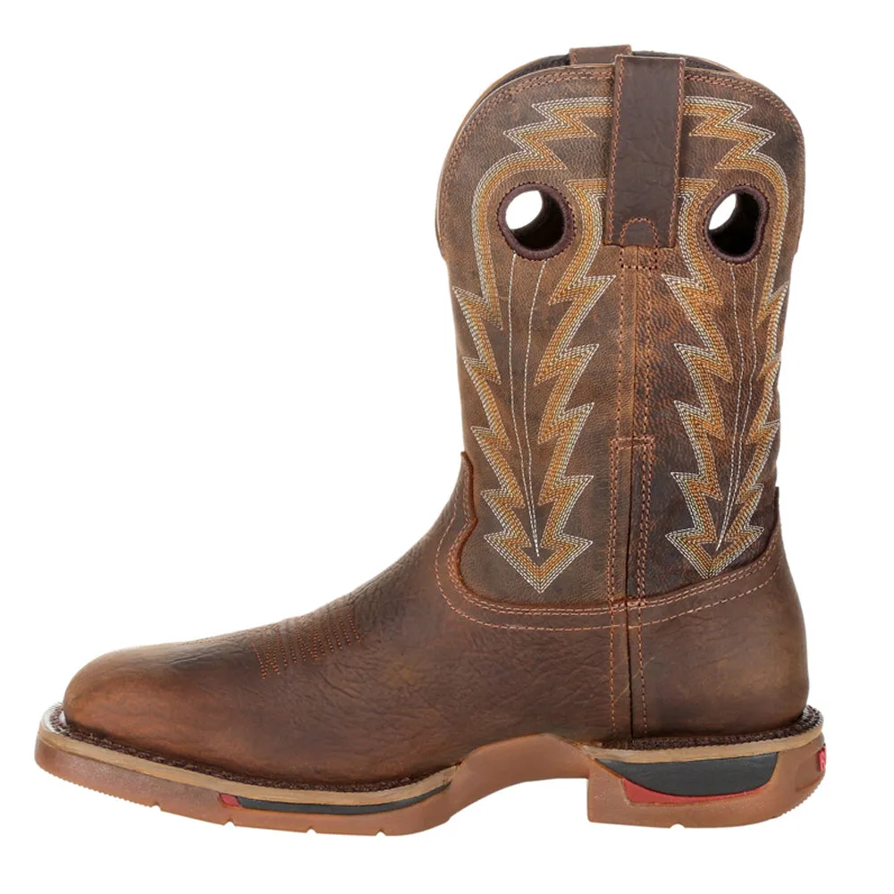 Long Range 11 inch Waterproof Soft Toe Work Boots