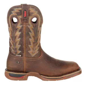Long Range 11 inch Waterproof Soft Toe Work Boots