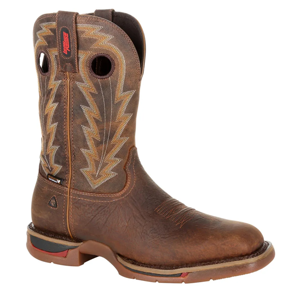 Long Range 11 inch Waterproof Soft Toe Work Boots