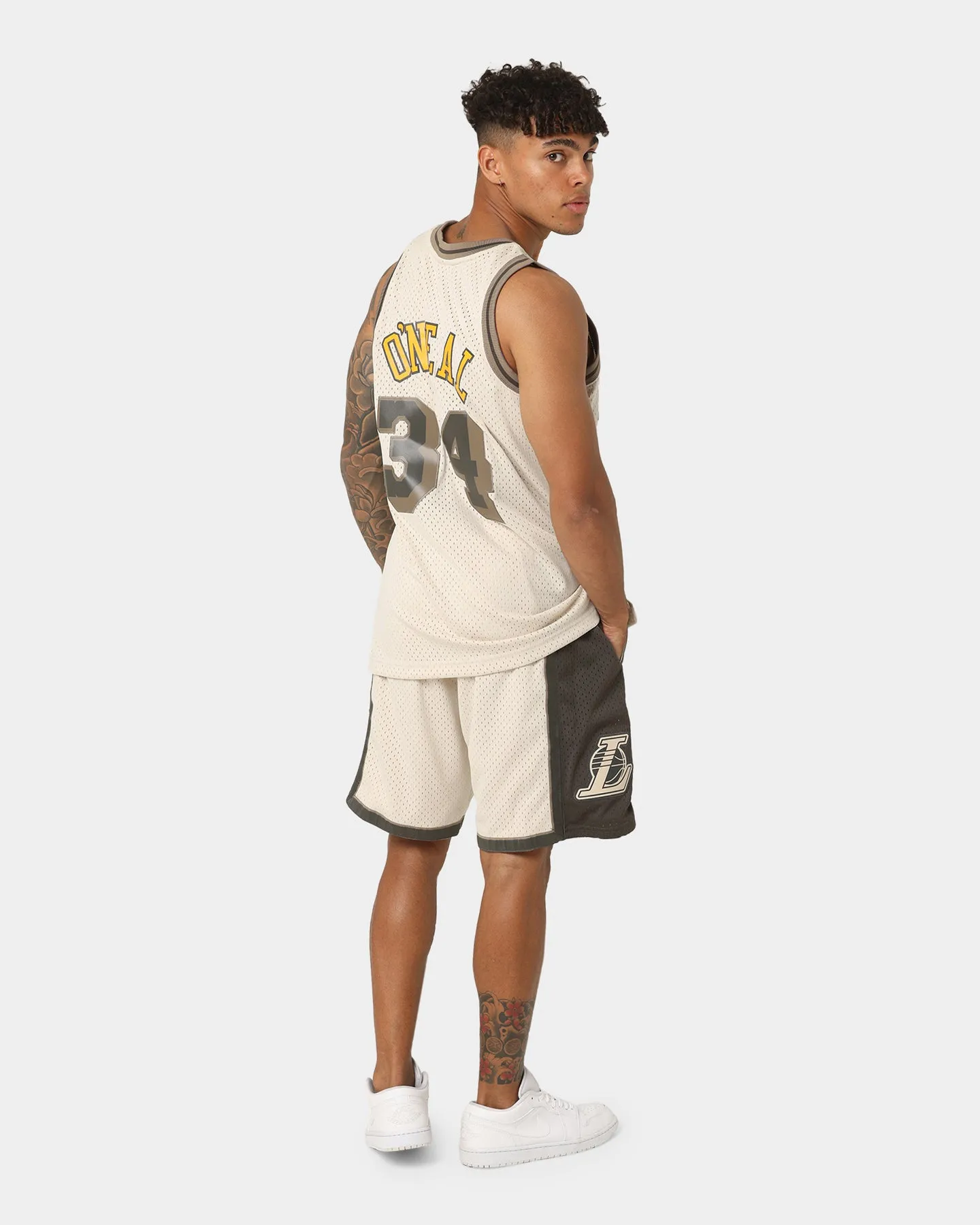 Mitchell & Ness Los Angeles Lakers Shaquille O'Neal #34 '96-'97 Astro Swingman Jersey Clay