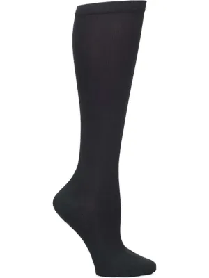 NurseMates Women's Wide Calf Compression Socks | Black