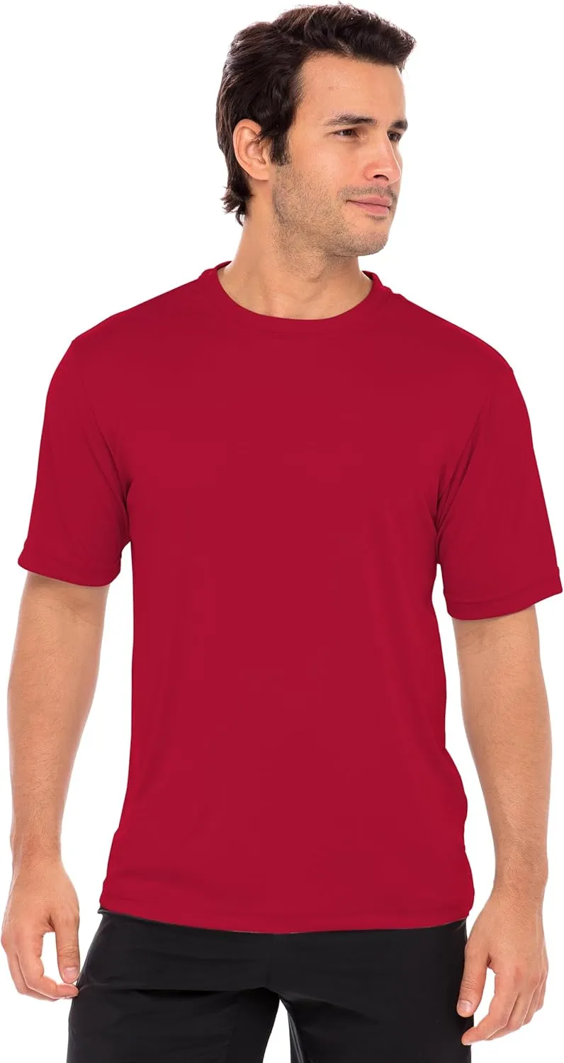 Opna Men's Big & Tall Short Sleeve Moisture Wicking Athletic T-Shirts Regular Sizes & XLT's