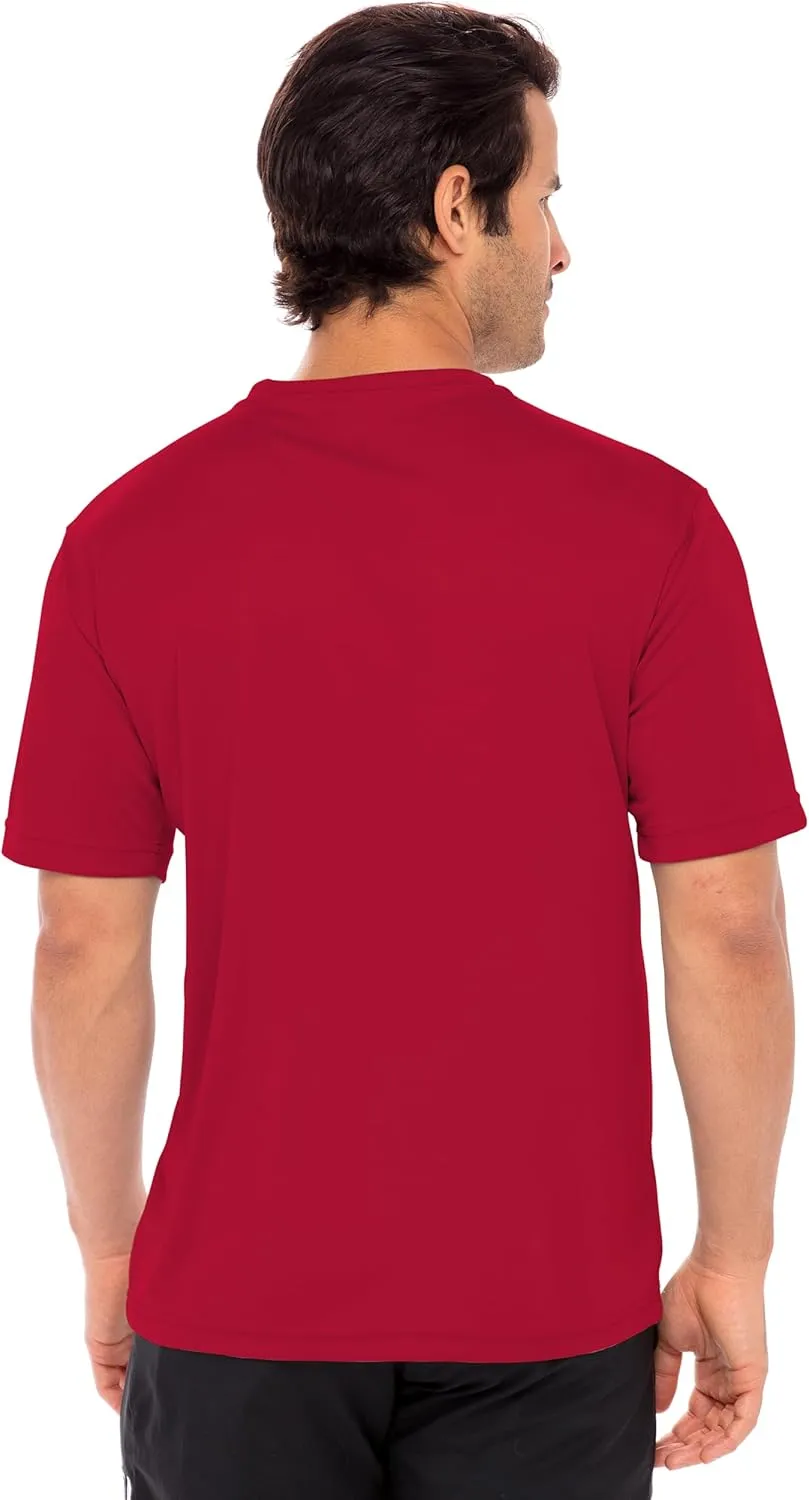 Opna Men's Big & Tall Short Sleeve Moisture Wicking Athletic T-Shirts Regular Sizes & XLT's