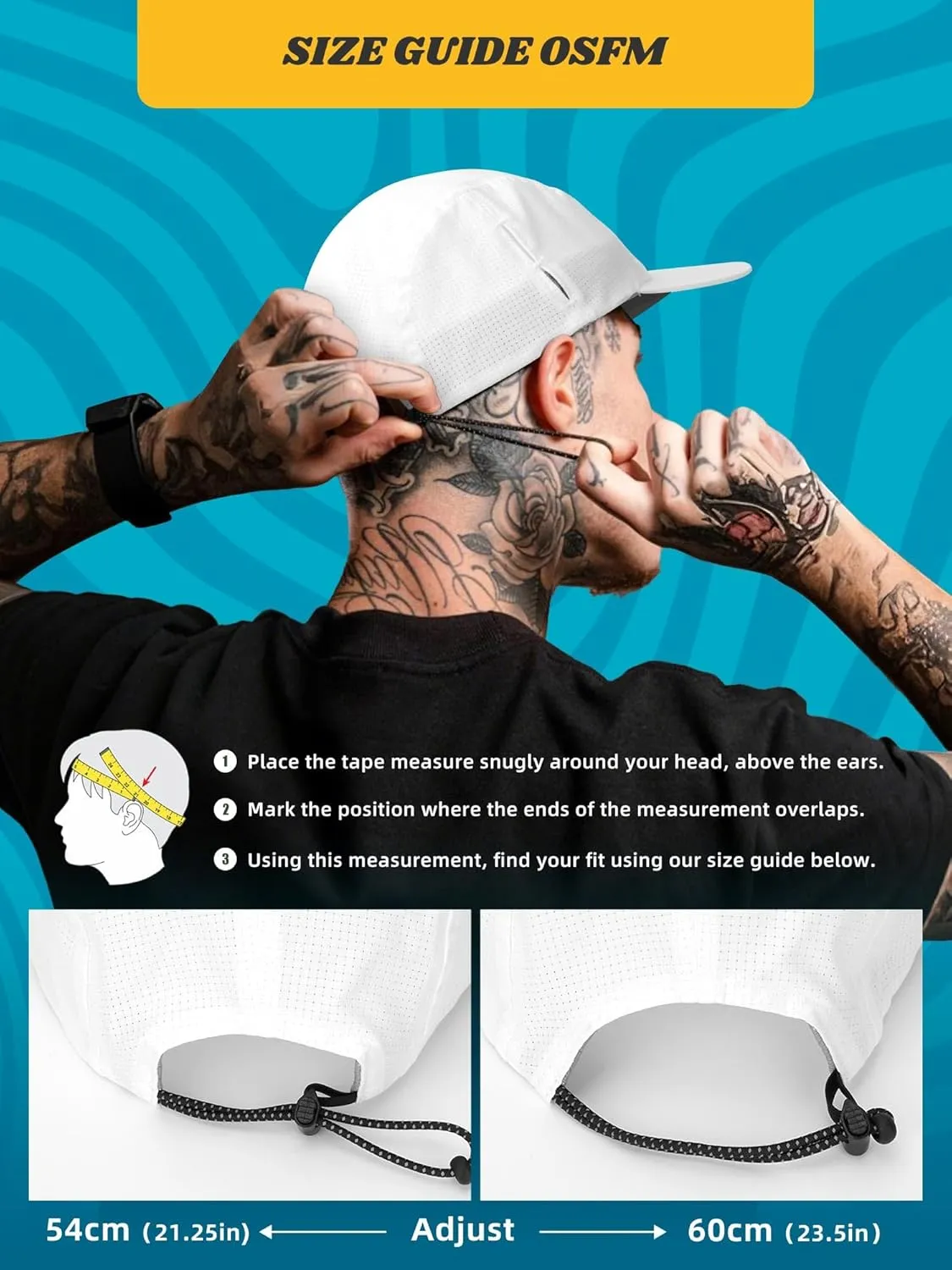 Performance Hat for Women Men, Lightweight Breathable Mesh Running Hat, Sport Cap for Golf, Cycling, Tennis