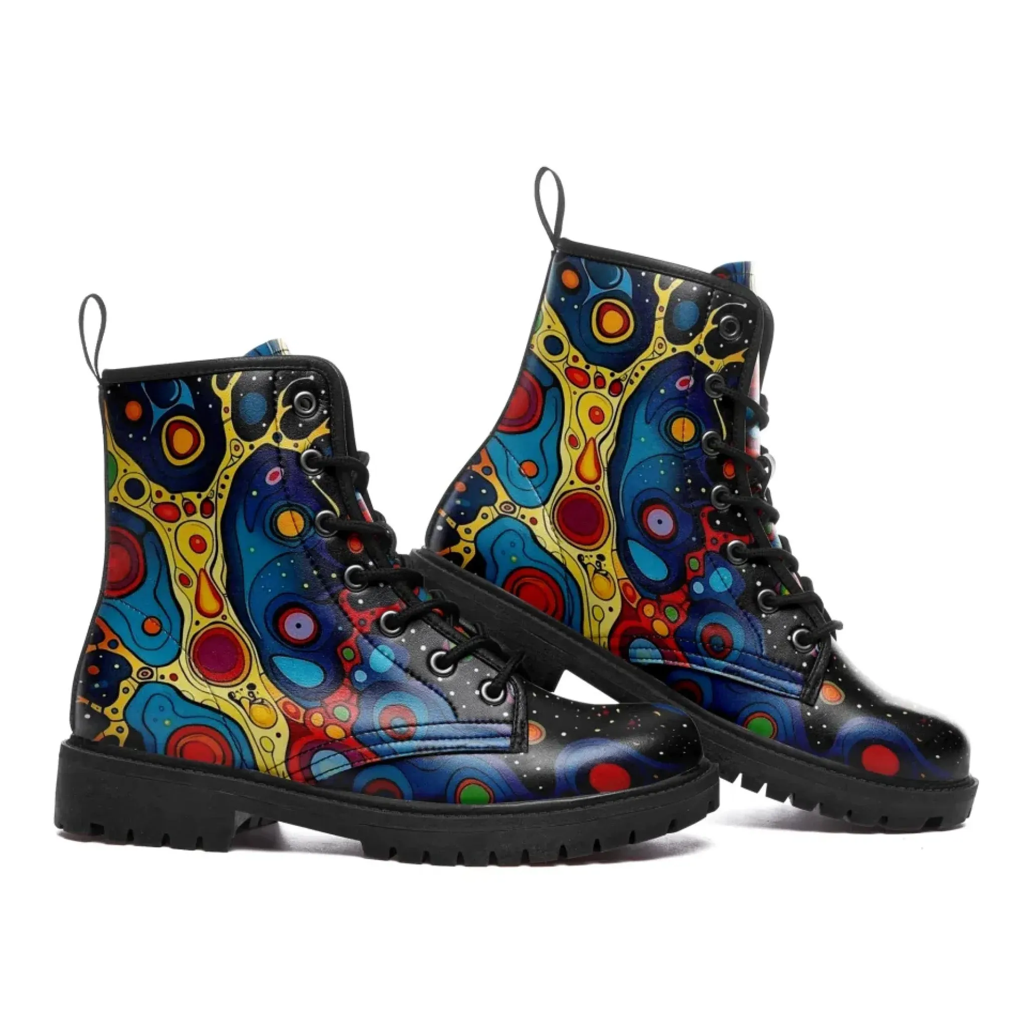 Personalized Mandala Winter Boots, Custom Cozy Artistic Boots, Stylish Warm Winter Unisex Boots