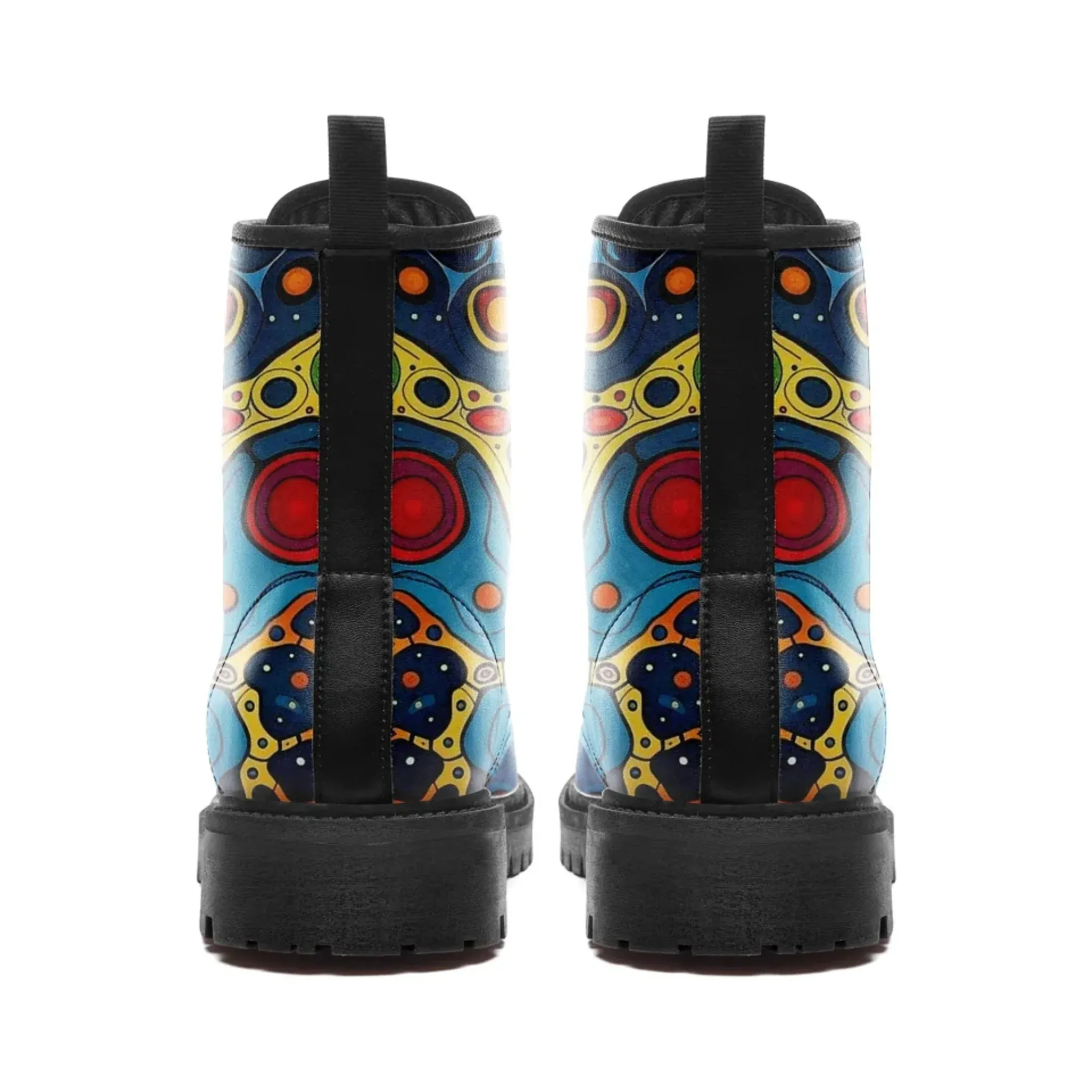 Personalized Mandala Winter Boots, Custom Cozy Artistic Boots, Stylish Warm Winter Unisex Boots