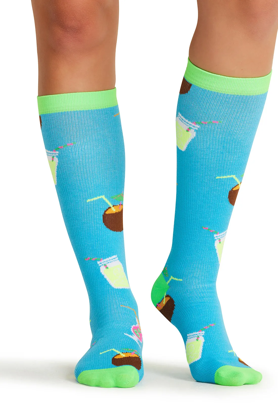 Plus Size Fit Women's 10-15mmHg Compression Socks
