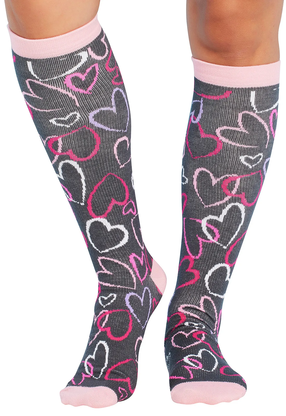 Plus Size Fit Women's 10-15mmHg Compression Socks