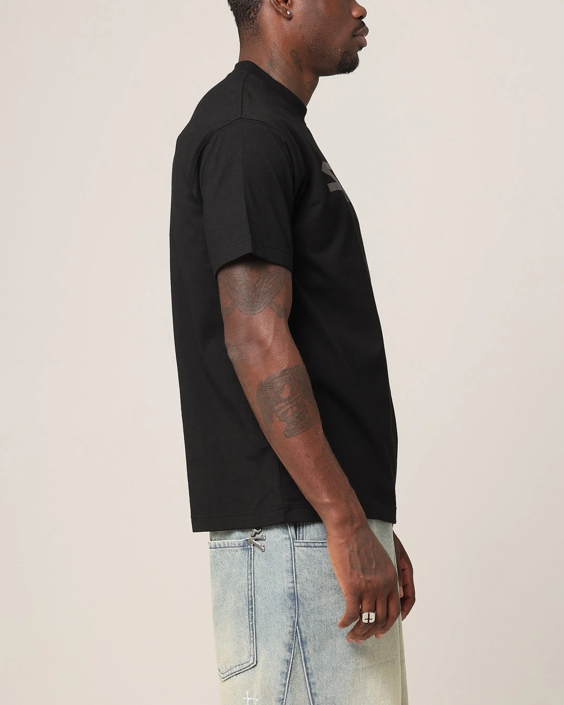 Saint Morta Lafayette V2 Scripture T-Shirt Black/Iridescent