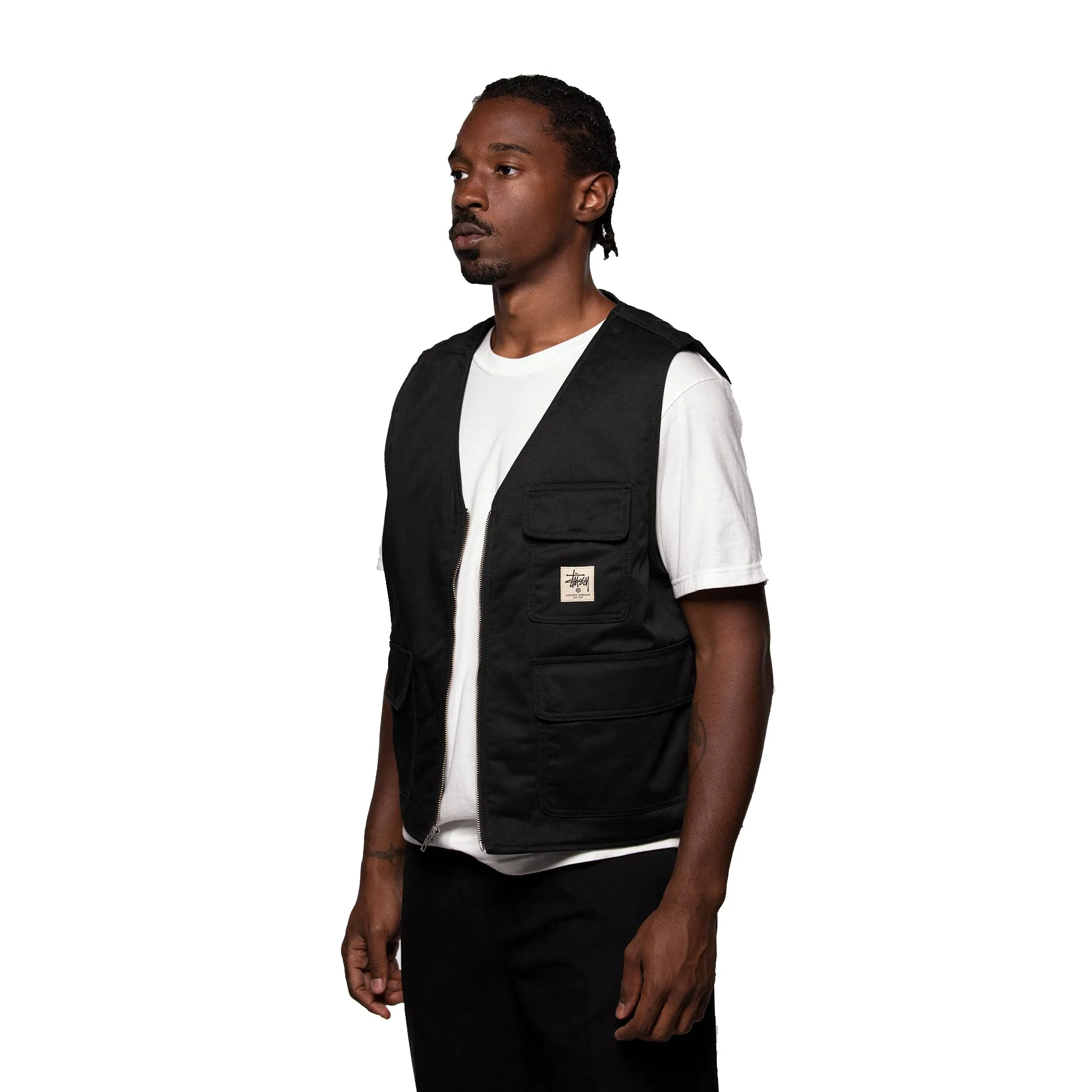 Stussy Insulated Work Vest Black