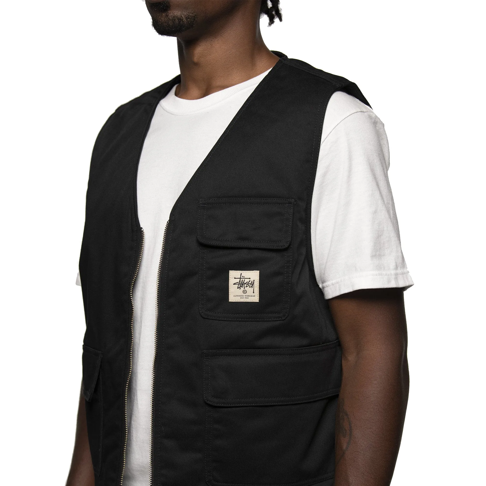 Stussy Insulated Work Vest Black