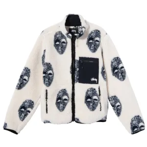 Stussy Mask Jacquard Sherpa Natural