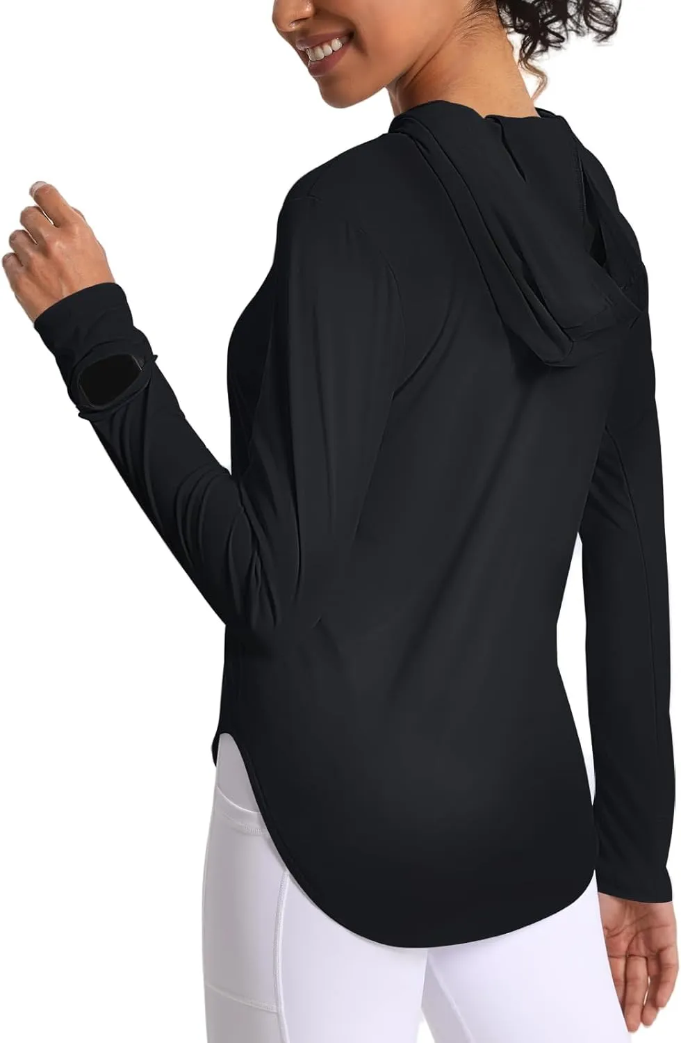 Women's Sun Shirt Hoodie Rash Guard Long Sleeve SPF UV Protection T-Shirts UPF 50  Hiking Quick Dry Lightweight