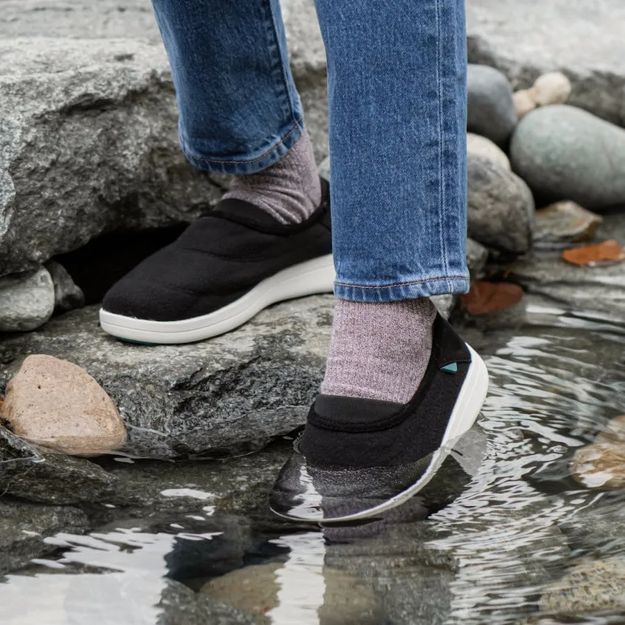 Women's Sunday Slippers - Granite Black