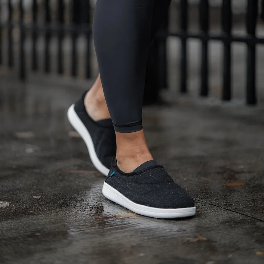Women's Sunday Slippers - Granite Black