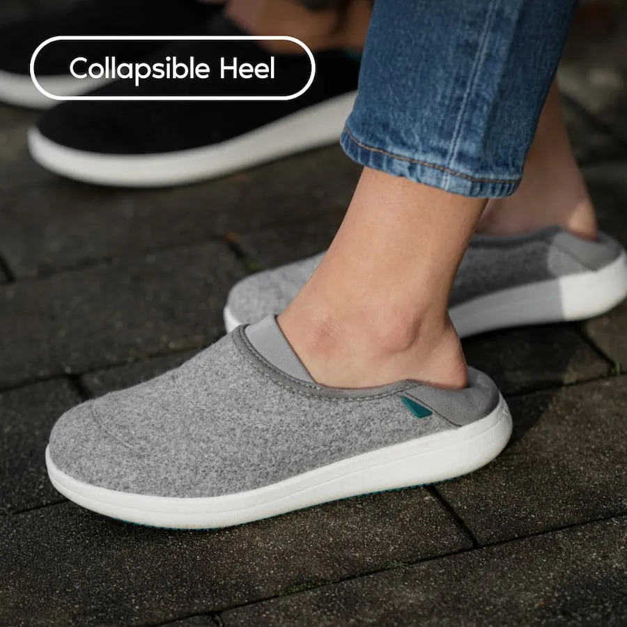 Women's Sunday Slippers - Granite Black