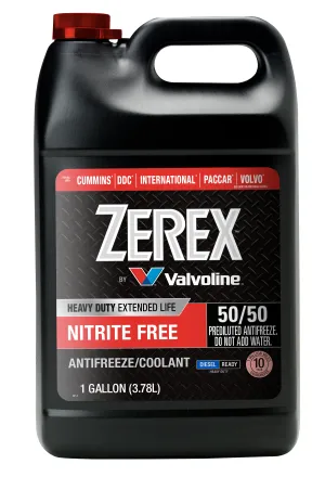 Zerex Heavy Duty Nitrite Free Extended Life Red 50/50 Prediluted Antifreeze
